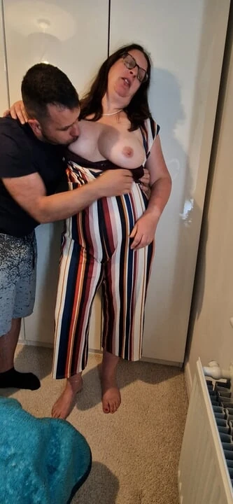 Beautiful SexxxyMomma got her hairy pussy fucked, butt plug in her ass and a bit of anal with cum on her big boobs!