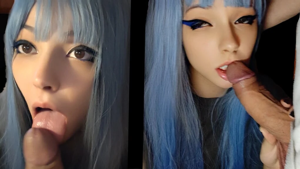 Alt Cute Girl sucking stepdad’s huge cock (ask me for full vid)