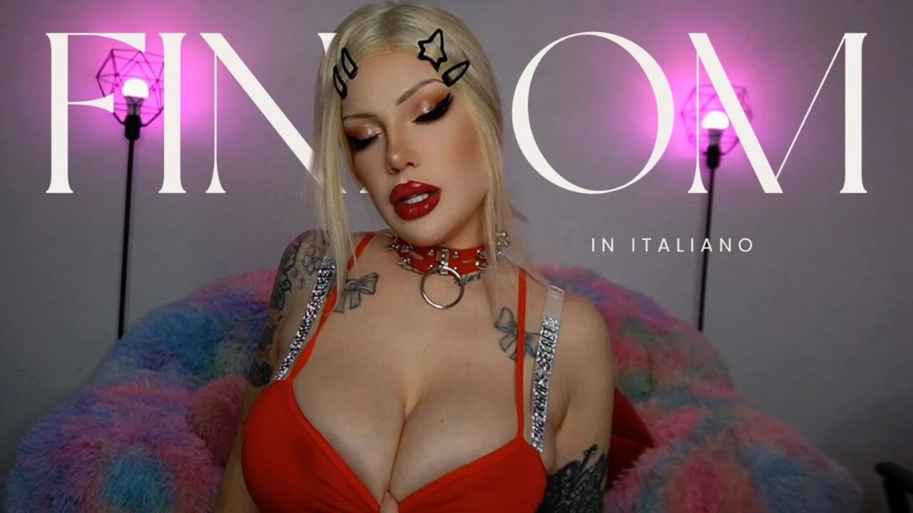 BUSTY ITALIAN GOTH BLONDE MAKES YOU BROKE – JOI
