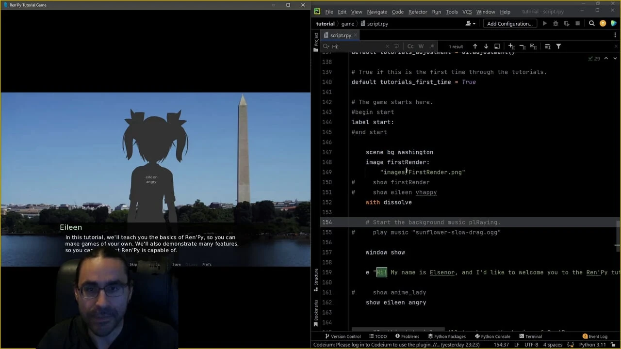 One Room Challenge: Renpy Basics