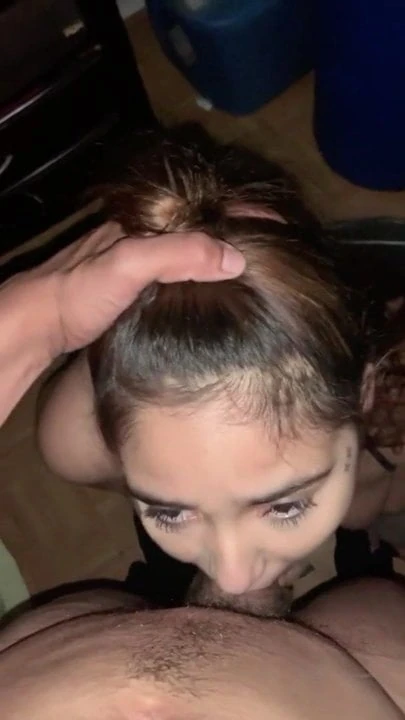 Deep throat  at home 1