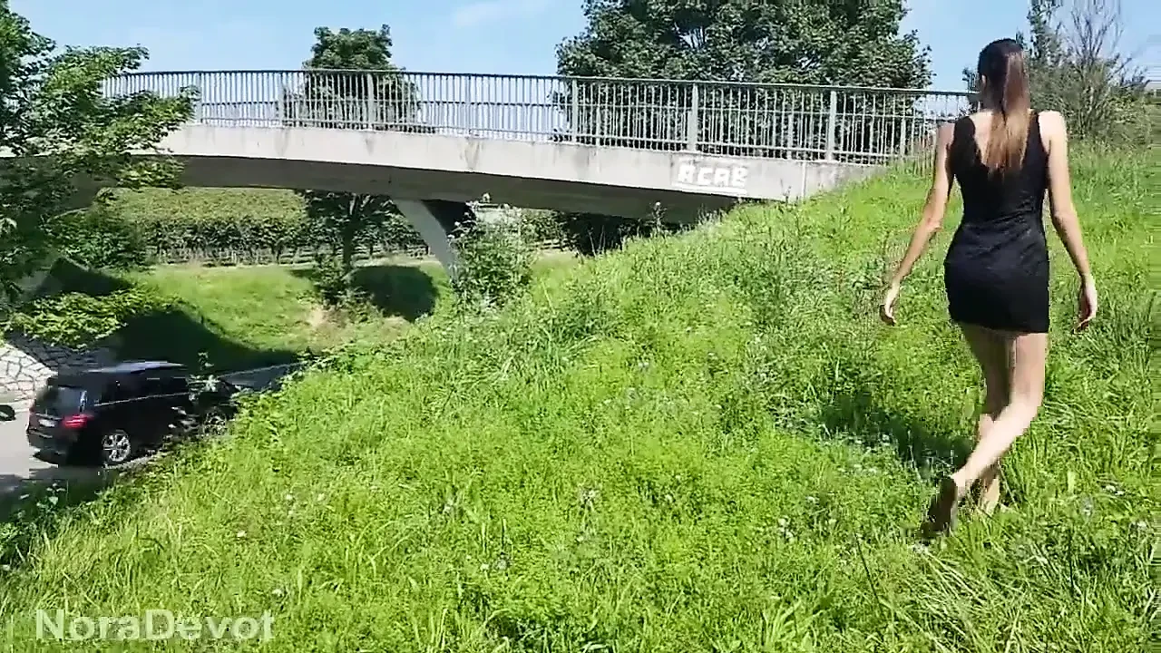 Risky Outdoor Fuck Next to the Highway