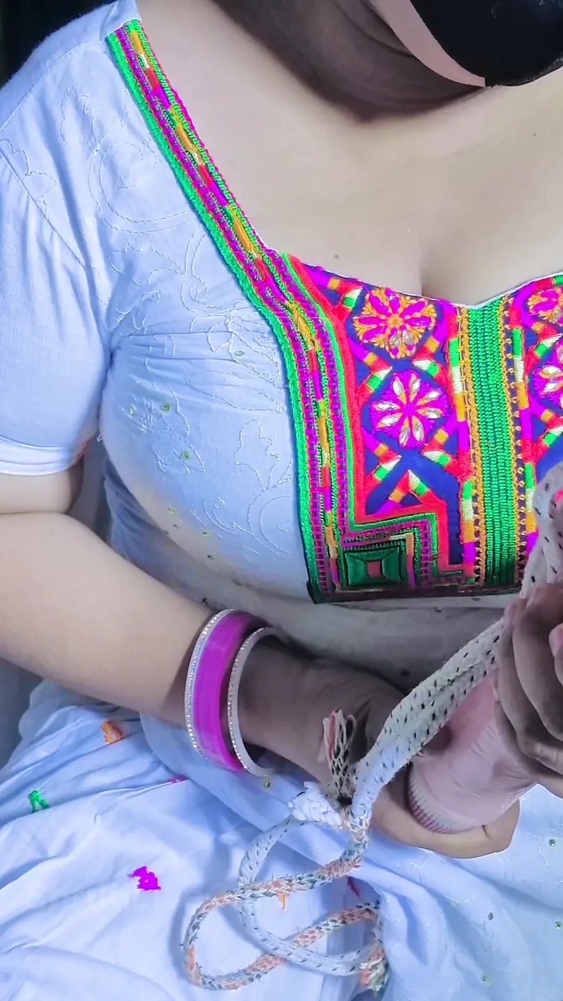 White dress, indian desi stepmom, horny mood, 9 inch dildo Pussy inside water Out and cool body Hindi Dirty talk ShrutiLiveCum