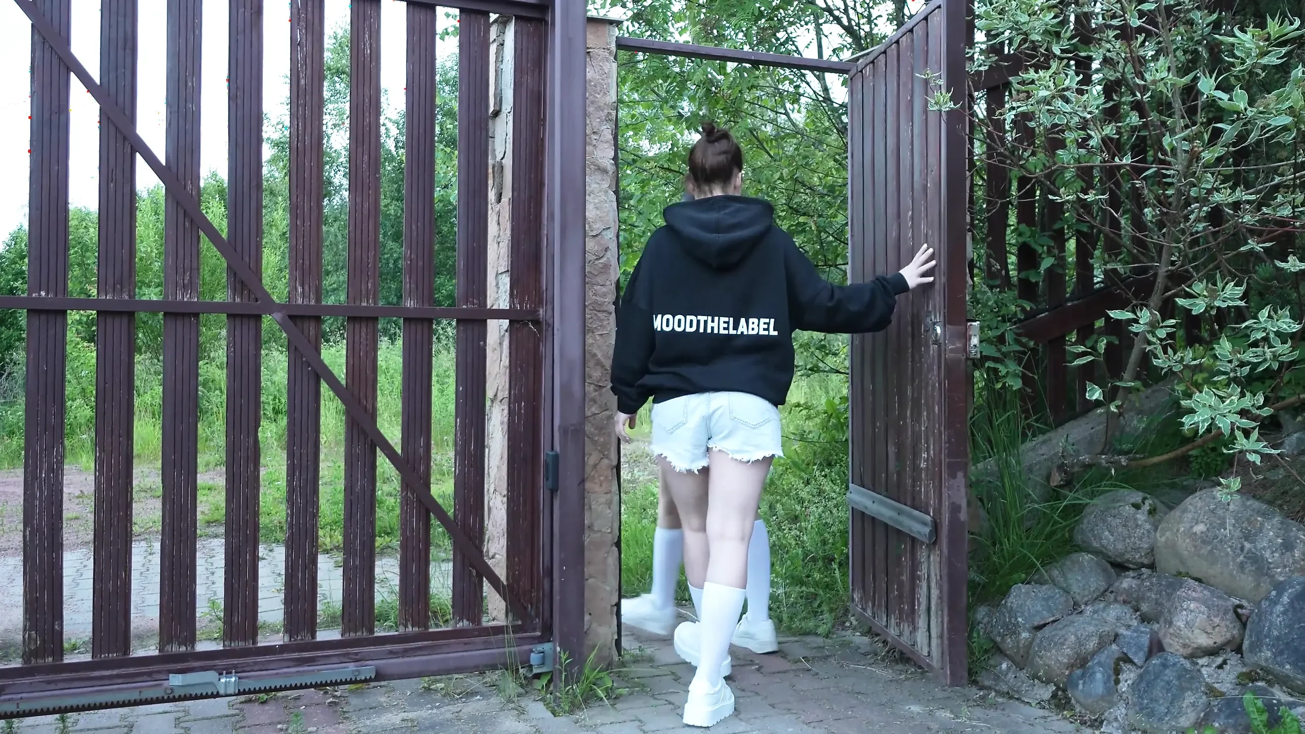 Two Girls Took Their Clothes off on the Lake. a Passing Surfer Had Sex in the Open Air