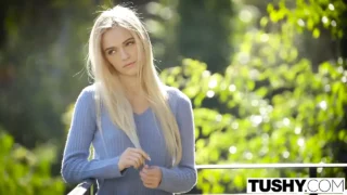 TUSHY – First Anal For Beautiful Blonde Alex Grey