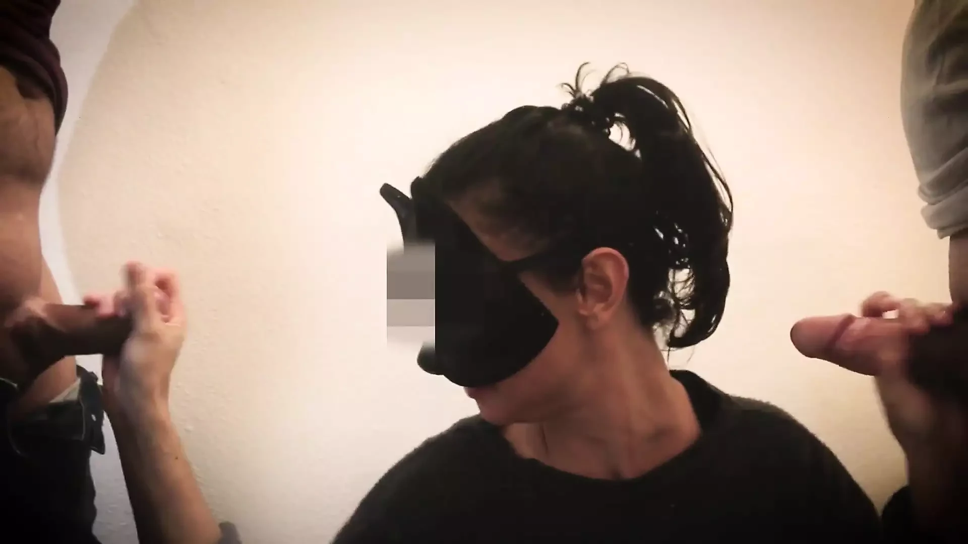 Husband Lets Her Suck Her Friends’ Cock.