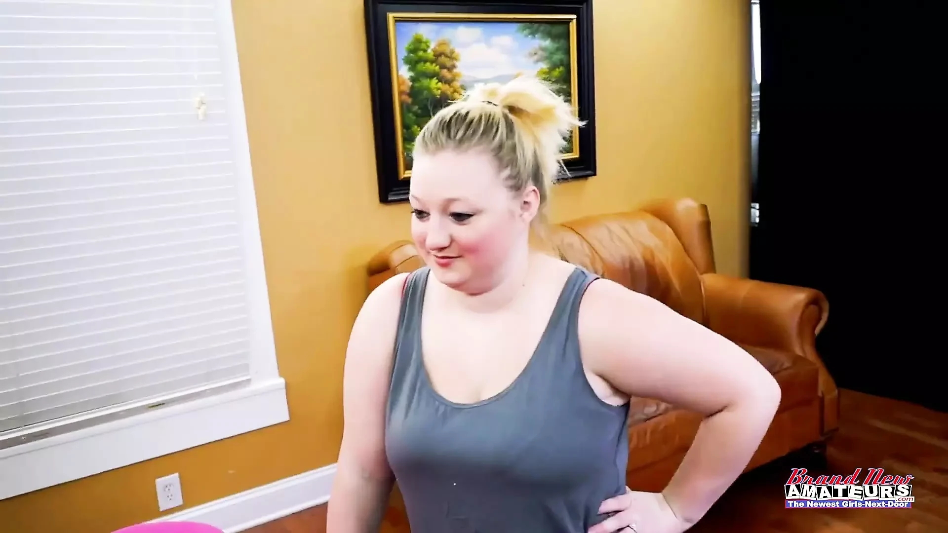 18yo Faith Gets Undressed and Sucks Cock with Her Lovely Stepmother for Porn Audition. Part 1 of 2