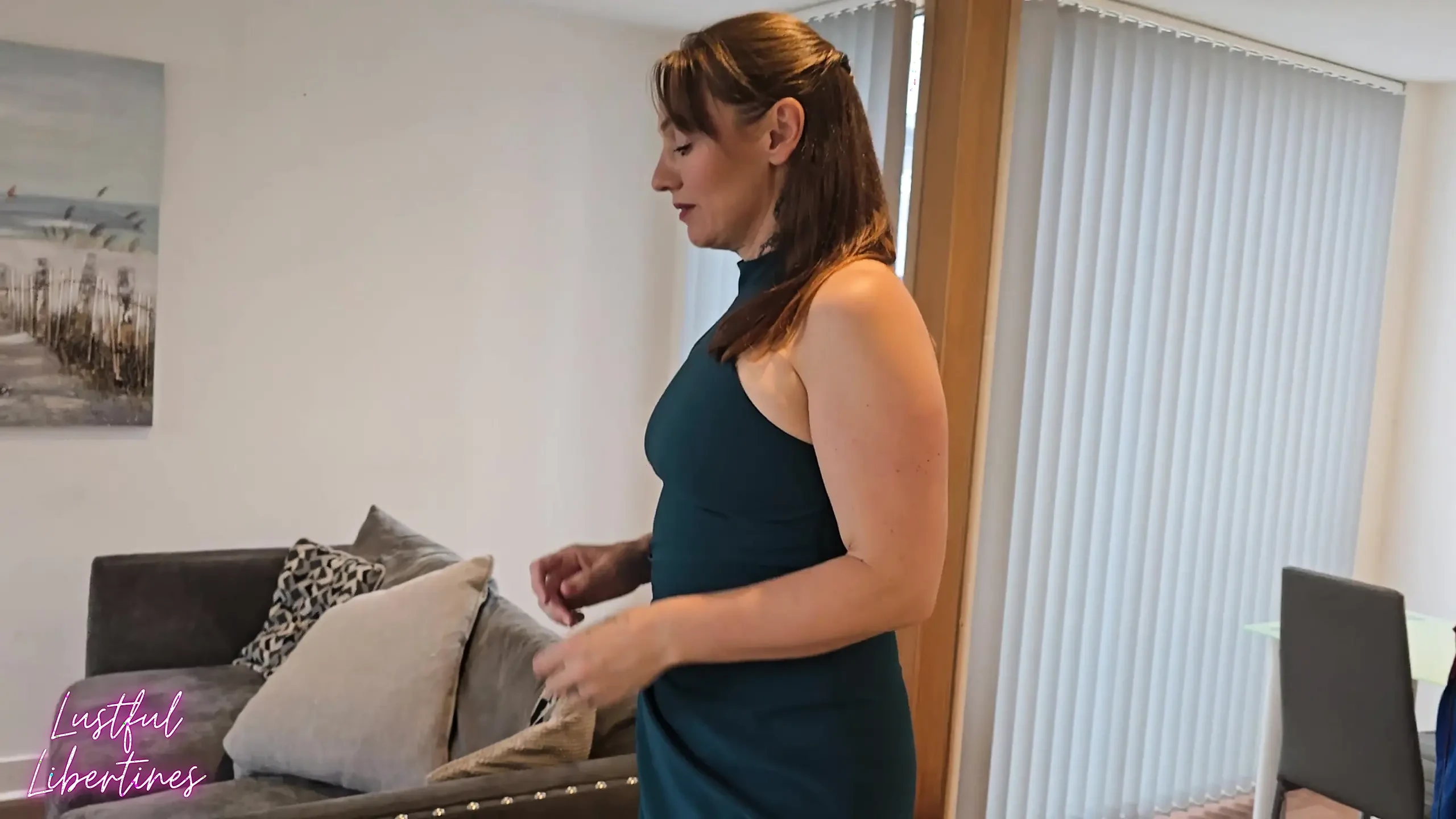 My tenant begged me not to cum inside her. She should have paid her rent!