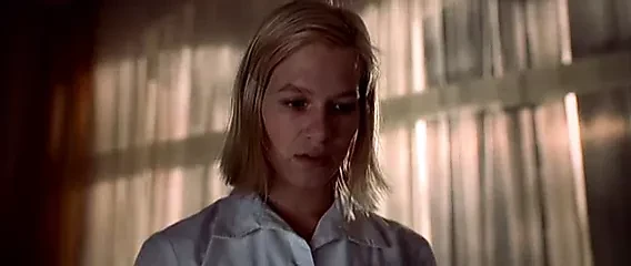 Nurse Franka Potente gives patient reluctant handjob