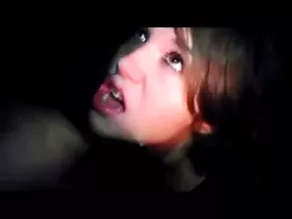 Group blowbang facial slut