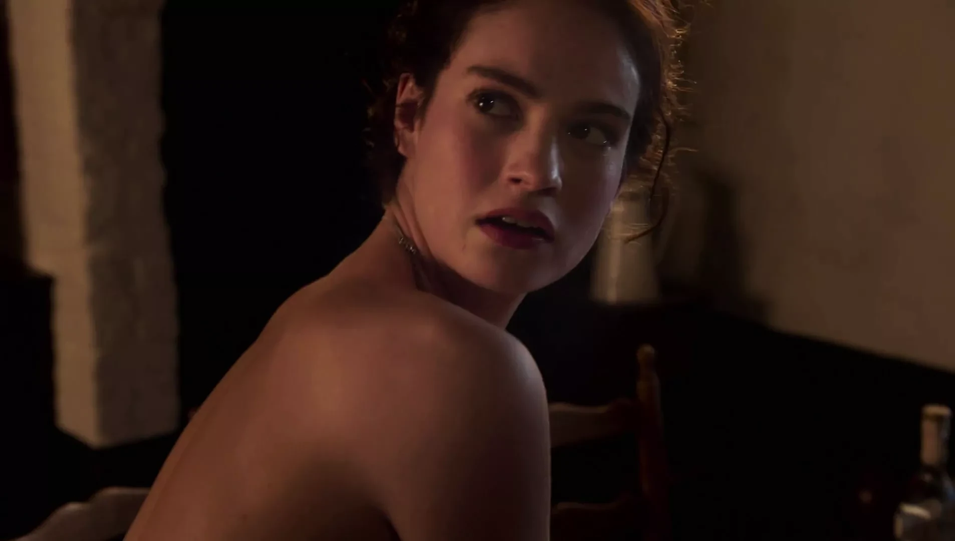 Lily James – ”The Exception” (open matte)