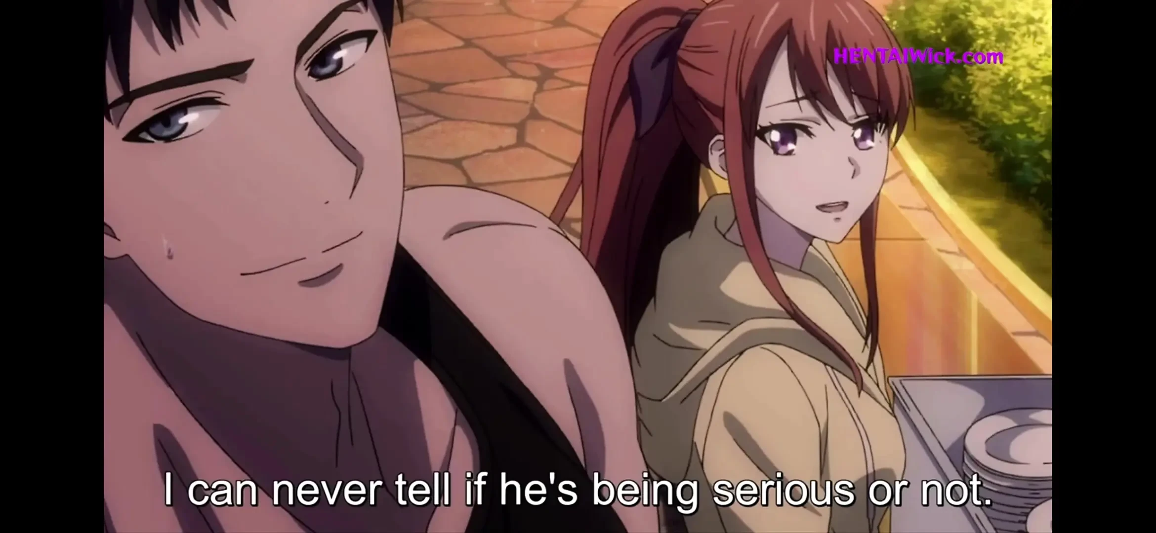 Girl enjoy is boyfriend in summing full