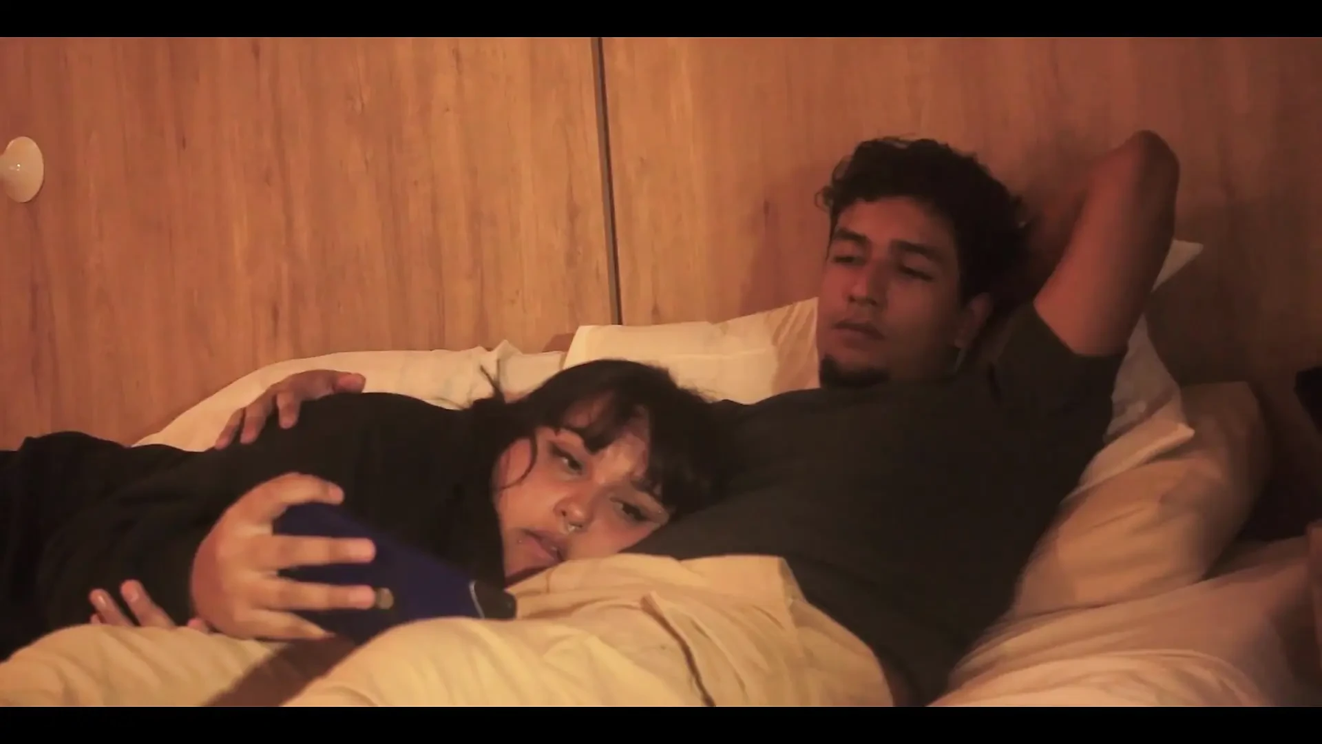 Watching Netflix with My Stepsister but I Couldn’t Help but Put My Penis in Her Mouth, They Almost Discovered Us!!