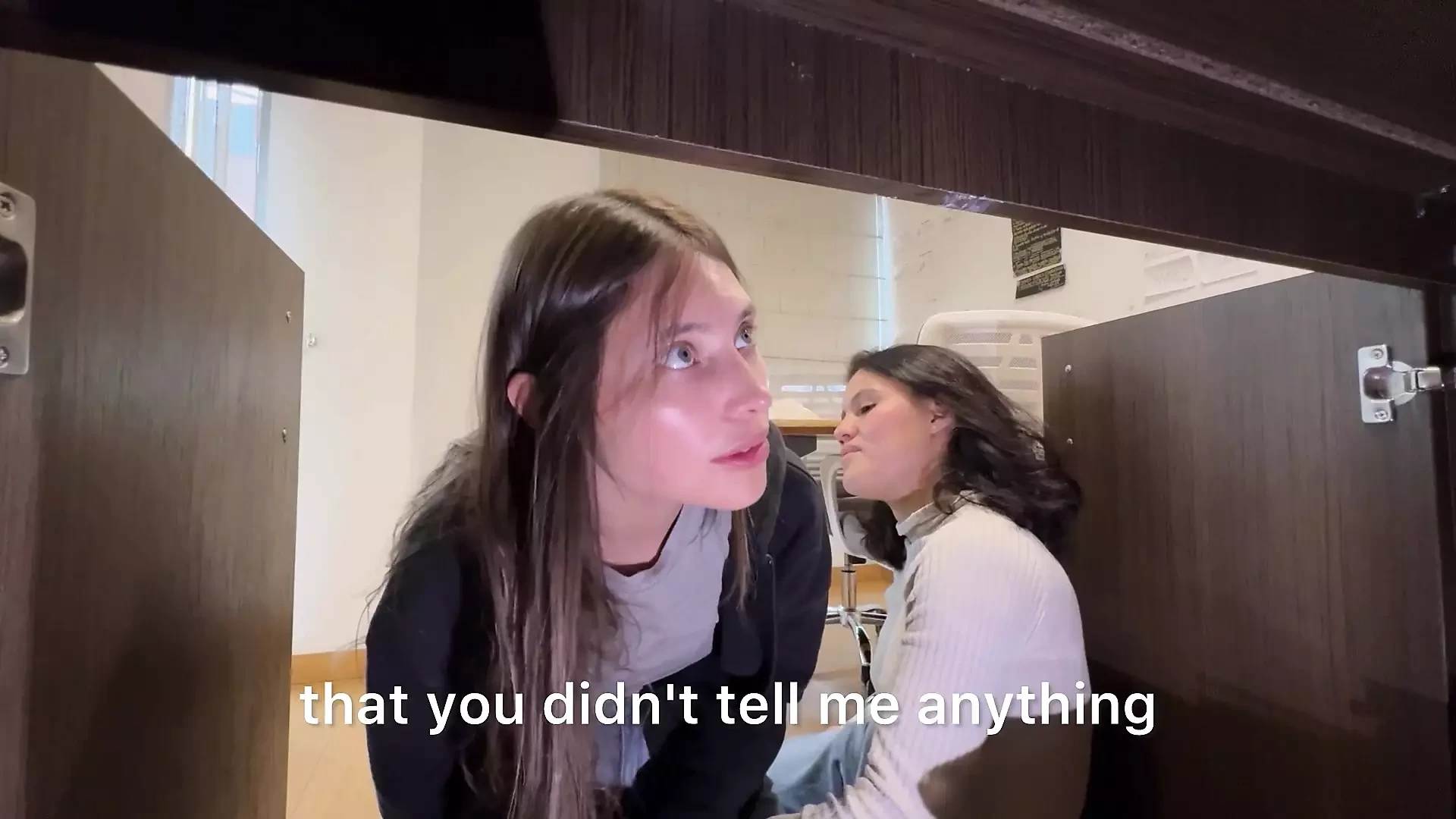 I didn’t realize my maid was so hot, she bent down to clean the study.