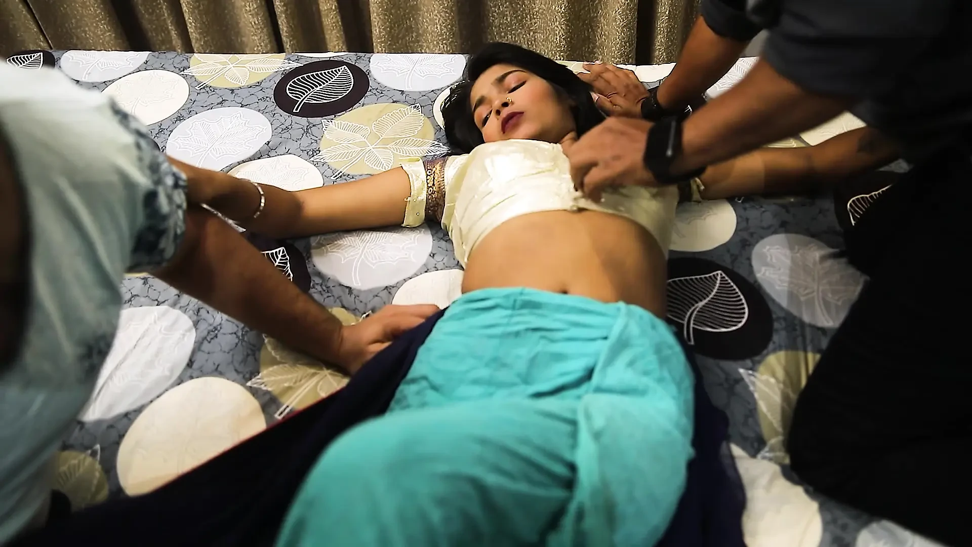 BEAUTIFUL OFFICE GIRL FUCKED BY HER OFFICE BOSS TO GET PROMOTED, HARDCORE THREESOME