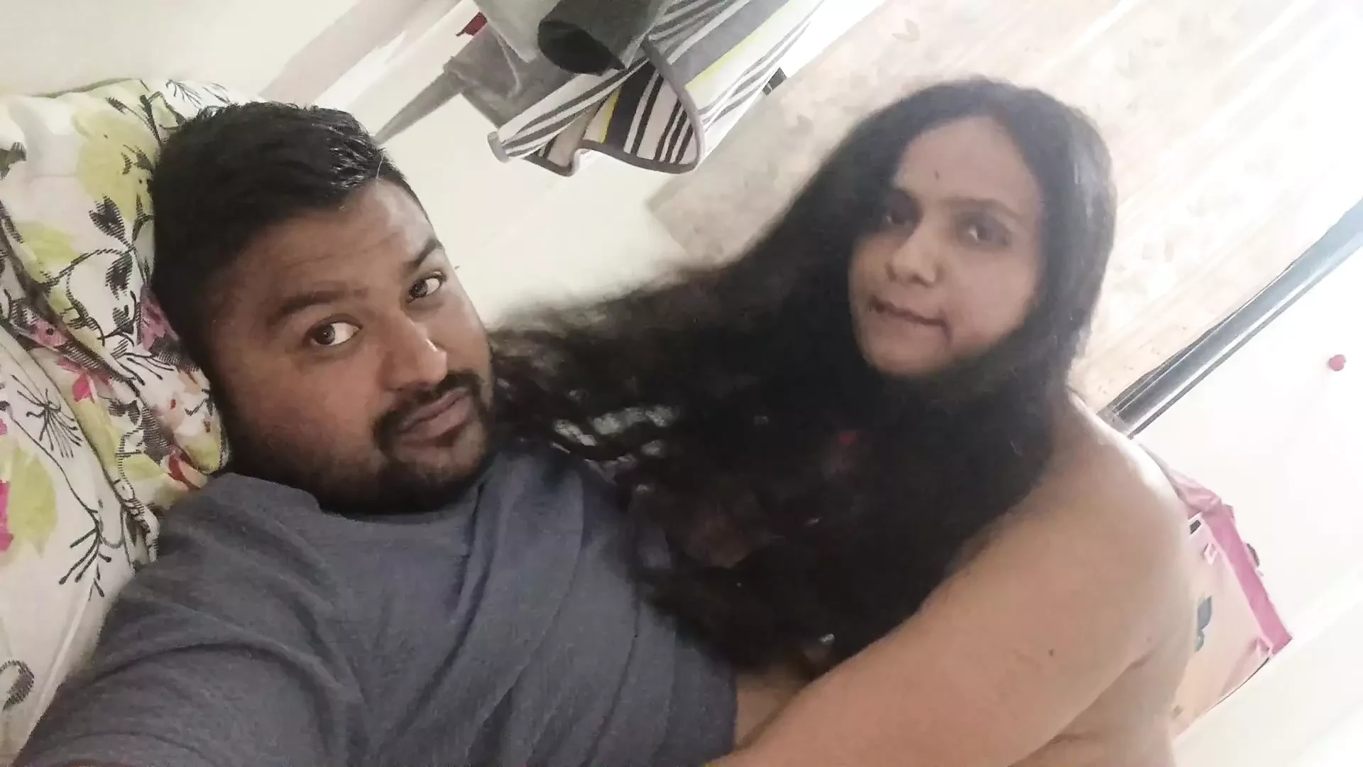 Desi indian Marathi married horney couple Homemade riding video