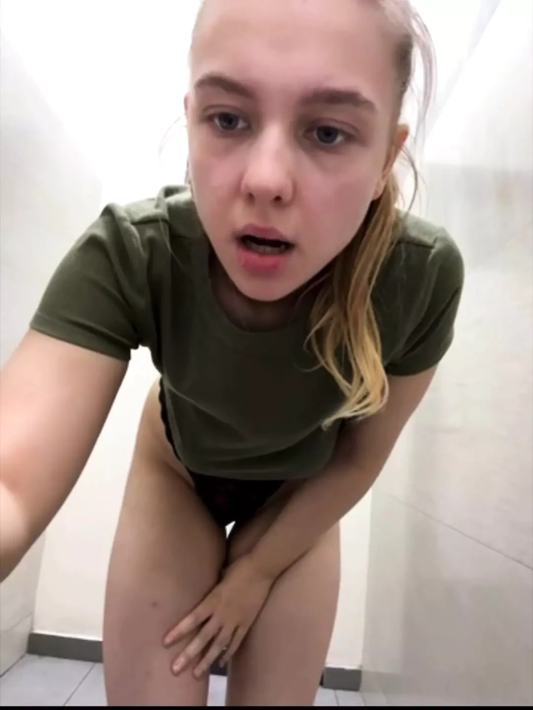 Masturbating in the gym so hard