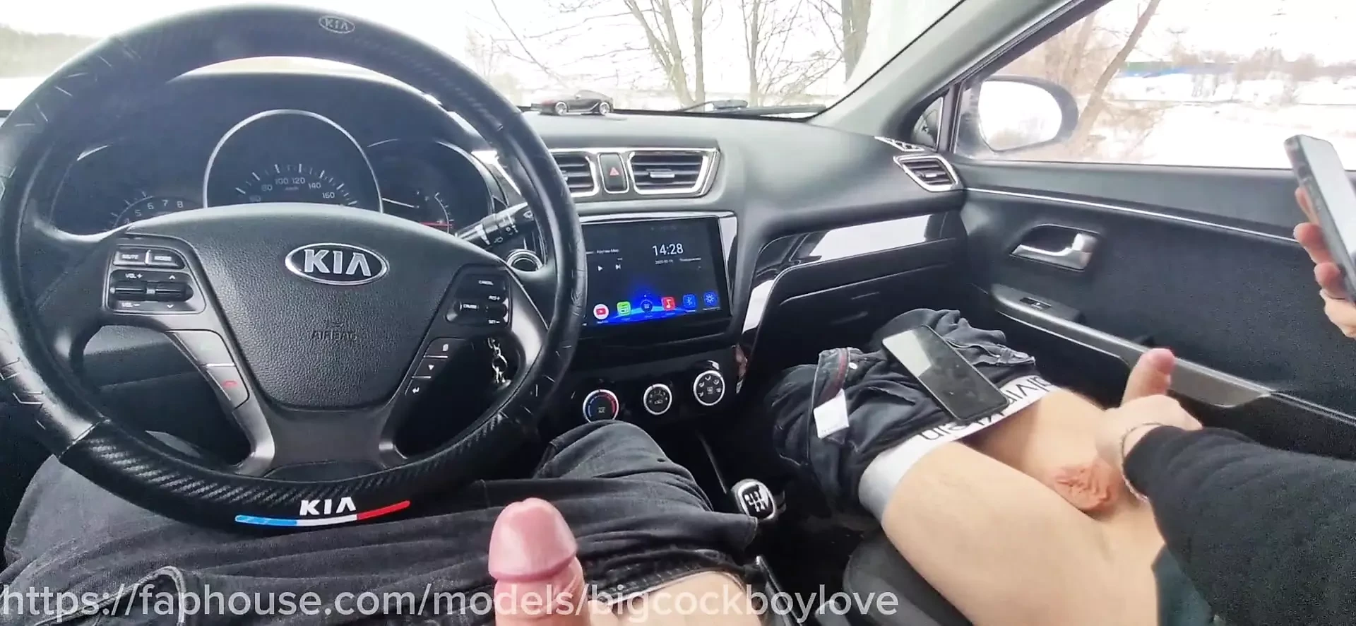 Schoolboy trucker fucked hard in front of everyone