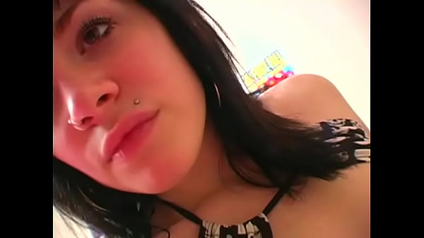 A young tattooed and pierced slut makes a video for her boyfriend