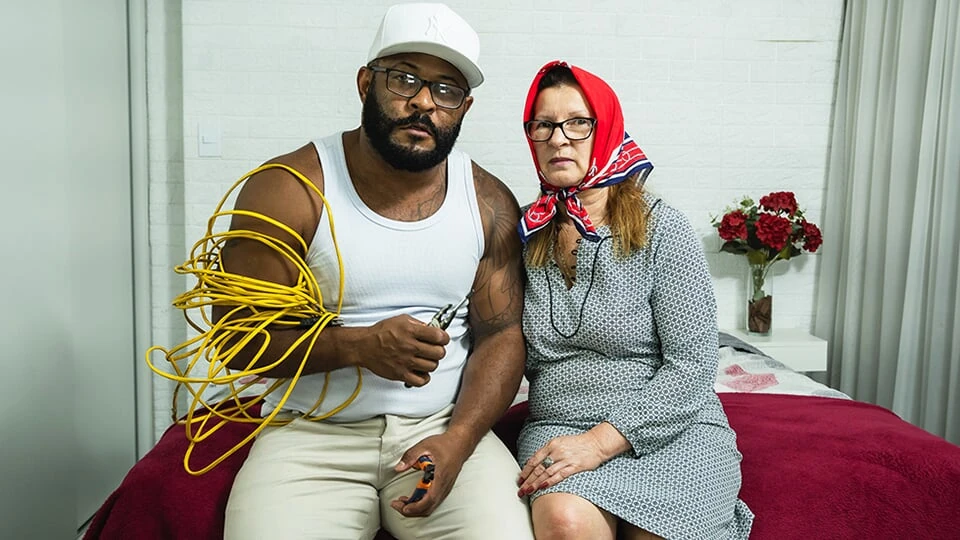 grandma gets deep ass fucked by an electrician