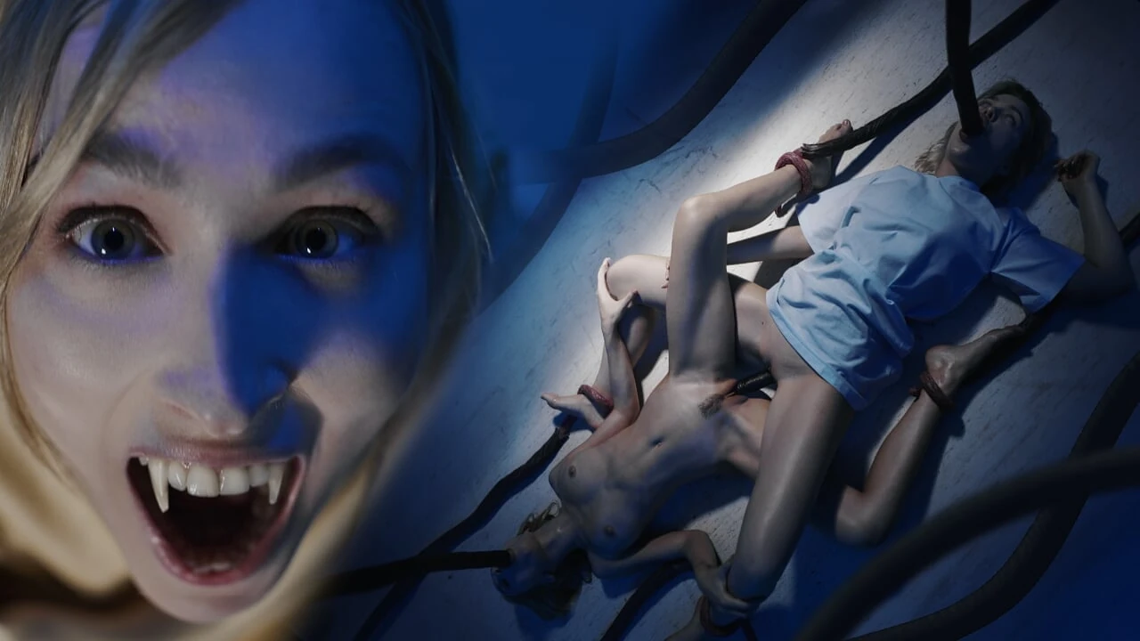 Alien Monster Tabitha Poison Turns Vampires Kelly Collins And Ashby Winter Into Sex Slaves