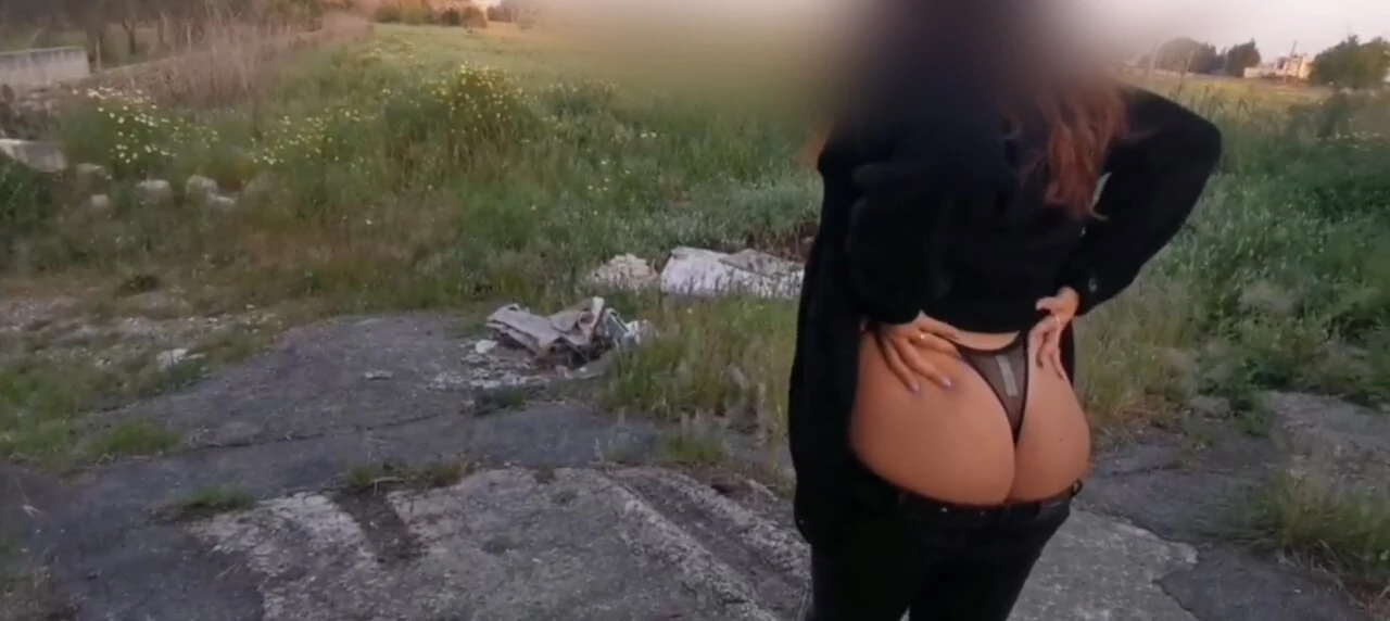 She CHEATS on her boyfriend and gets FUCKED in the countryside so as not to be discovered