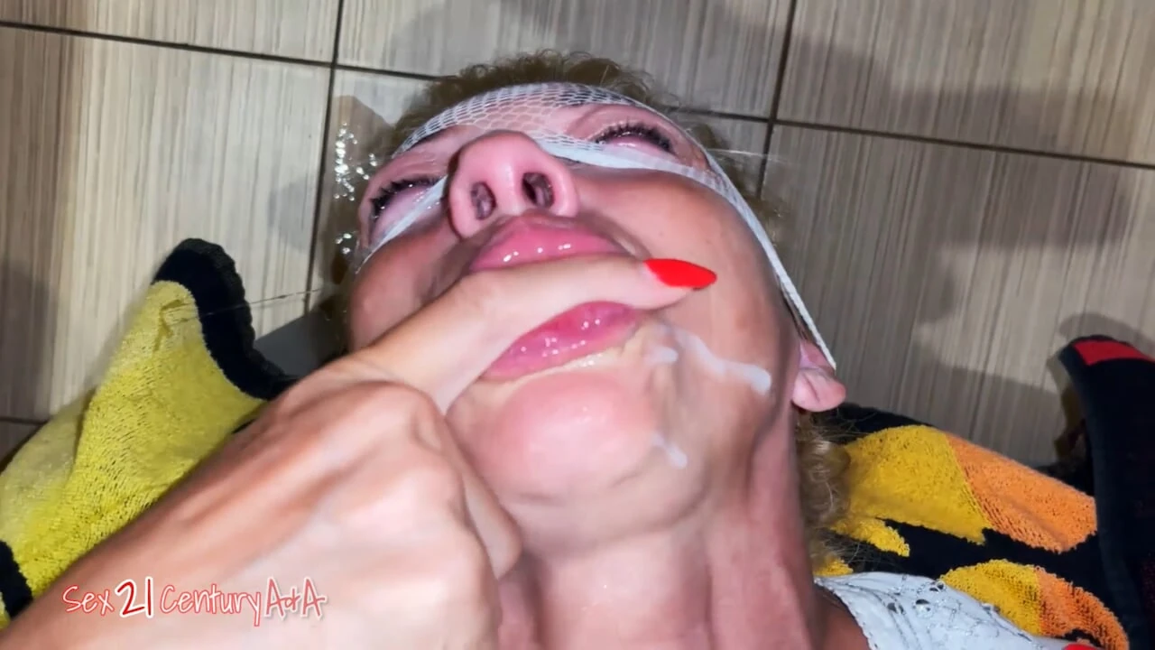 Blonde bitch Lily is fucked hard deep in the throat and she licks Clenotano’s ass.Cum brutally on the face of porn star