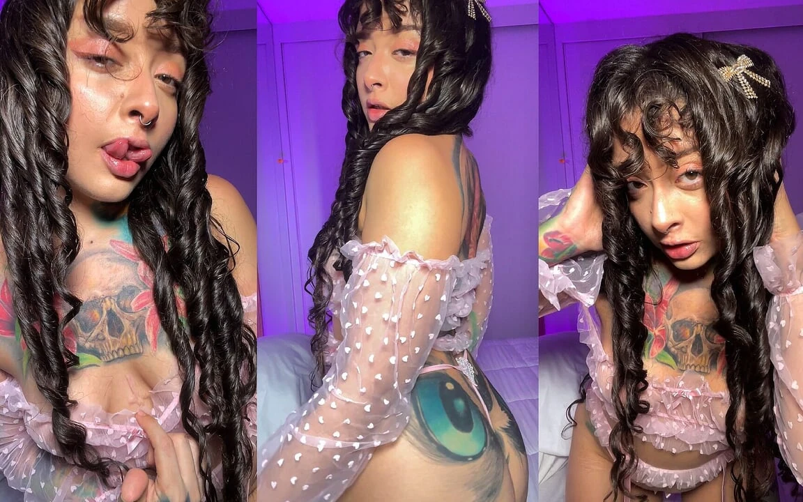 Dancing for U in Pink Lingerie