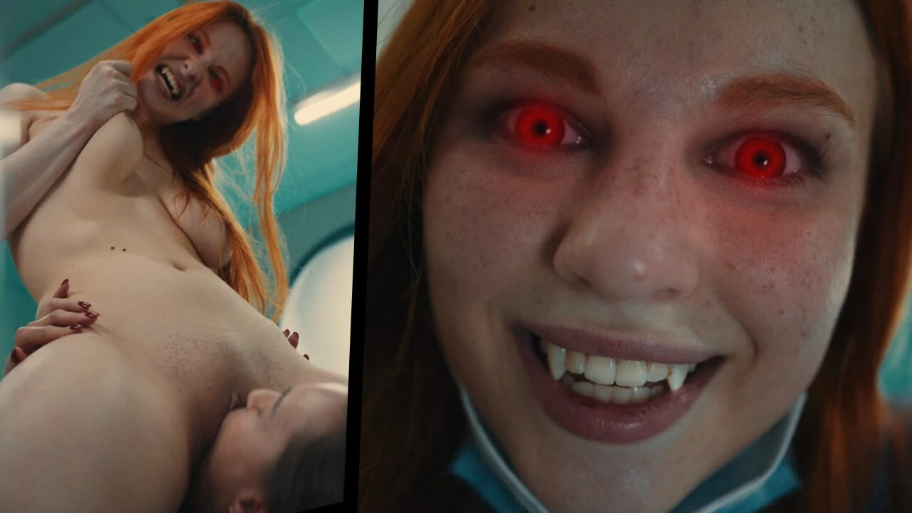 18 Year Old Redhead Vampire Mesmerizes Josephine Jackson Into Lesbian Pleasure