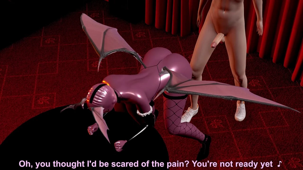 Succubus Morrigan: Halloween 3D Hentai with Vibrator Masturbation and Intense Squirt Action!