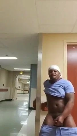 Exhib, Male Nurse, Jerking Off, Public