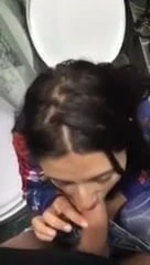 Sucking dick in bathroom