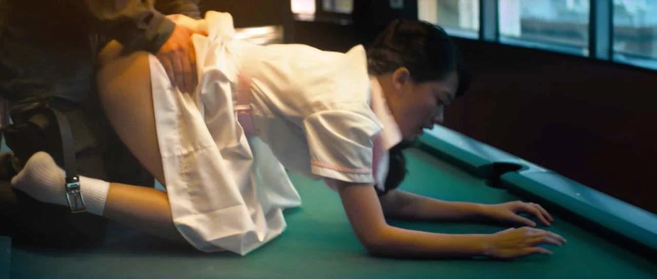 Fish Liew Sex on Billiard Table Scene On ScandalPlanetCom