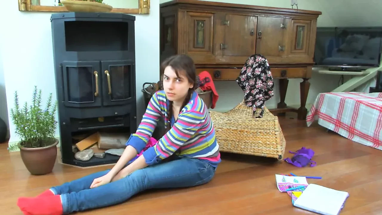 Masturbation on the floor