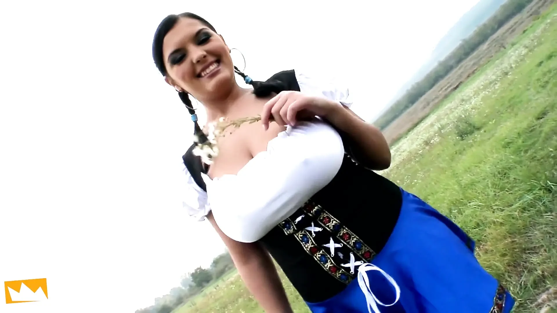 Gorgeous Brunette with Amazing Big Boobs Get Hammered POV Style