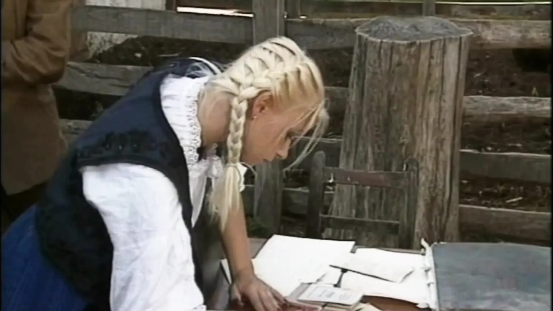 German Peasant Girl Fucked Doggy Style by Her Master