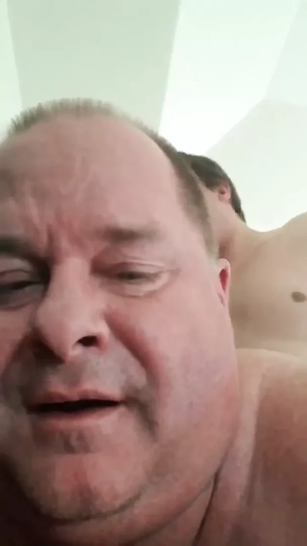 daddy gets fucked and cum in mouth