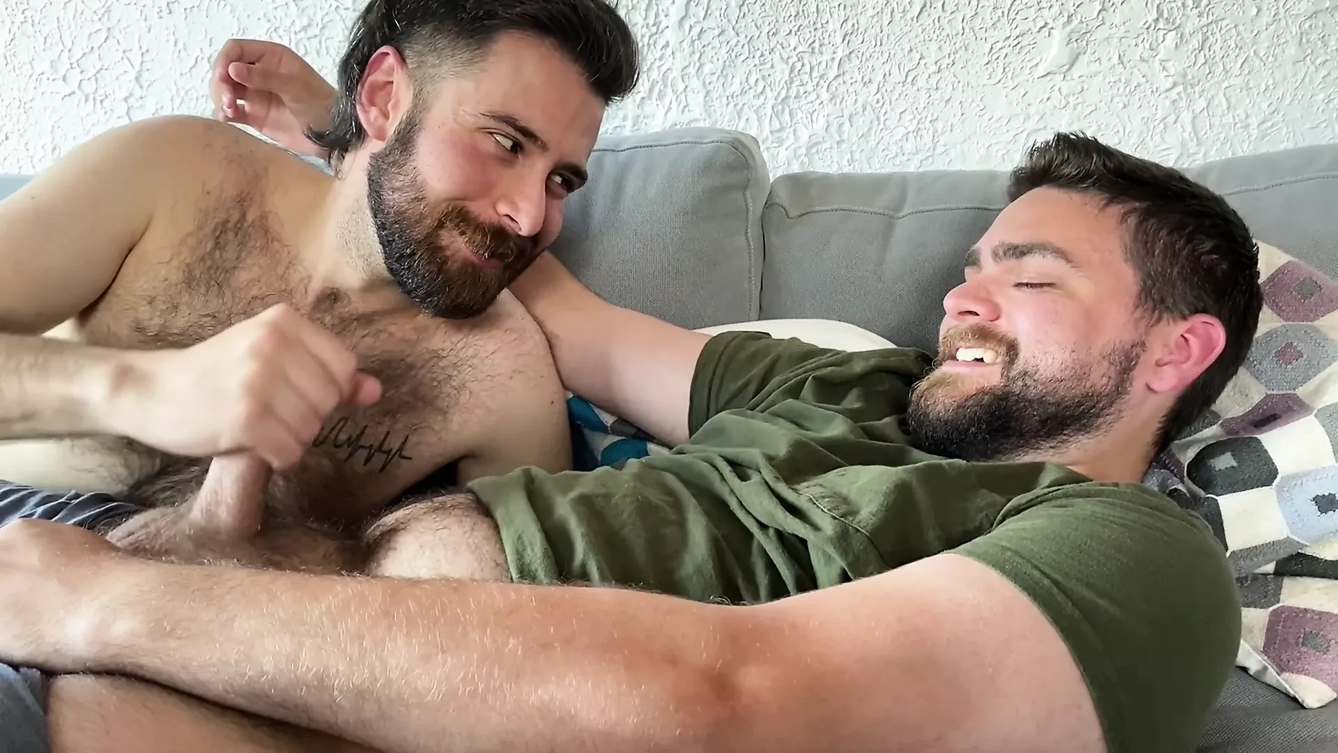 Stepdaddy Films his boys on the sofa