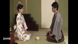 Passionate Japanese wife enjoys intense anal from her junior lover.