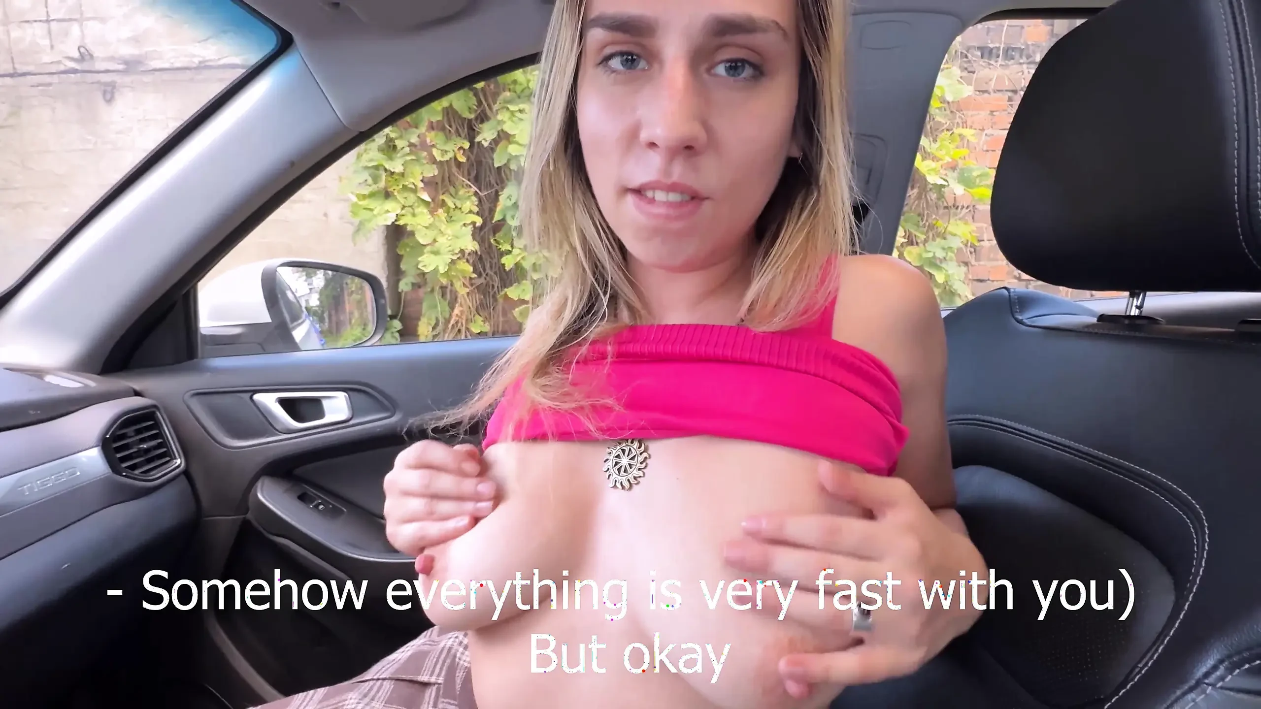 Fuck With A Taxi Driver In The Car