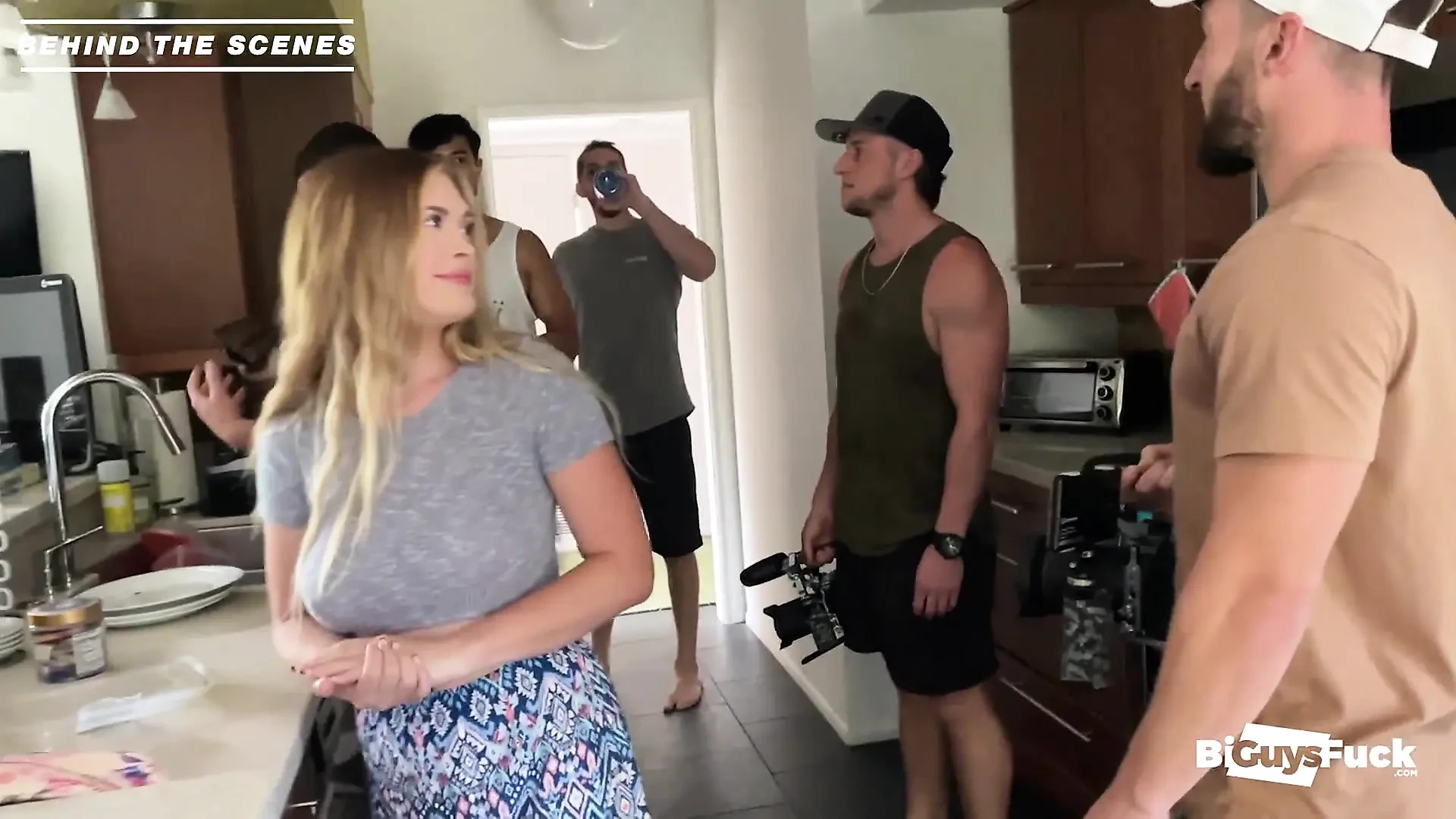 Wow! Long Dick MMF Bi College Fuck