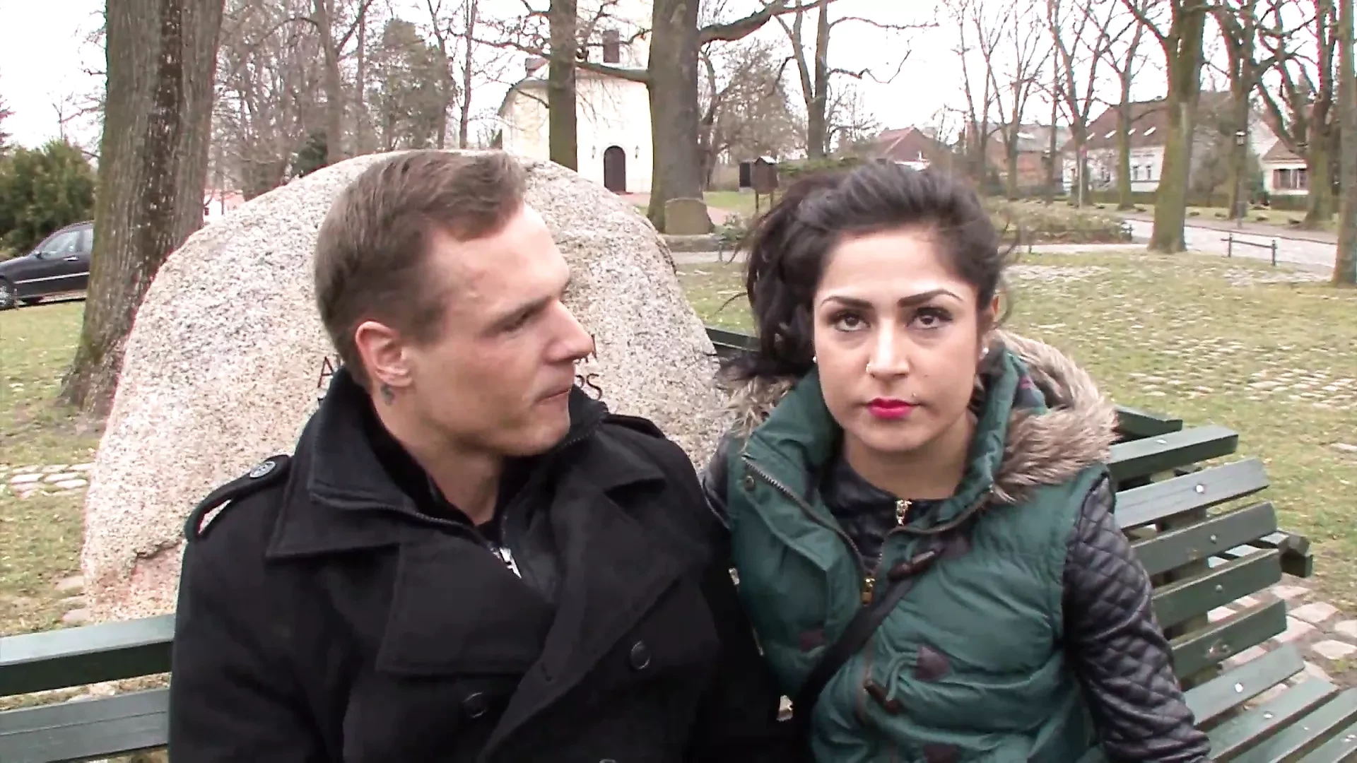 Brunette in love banged hard