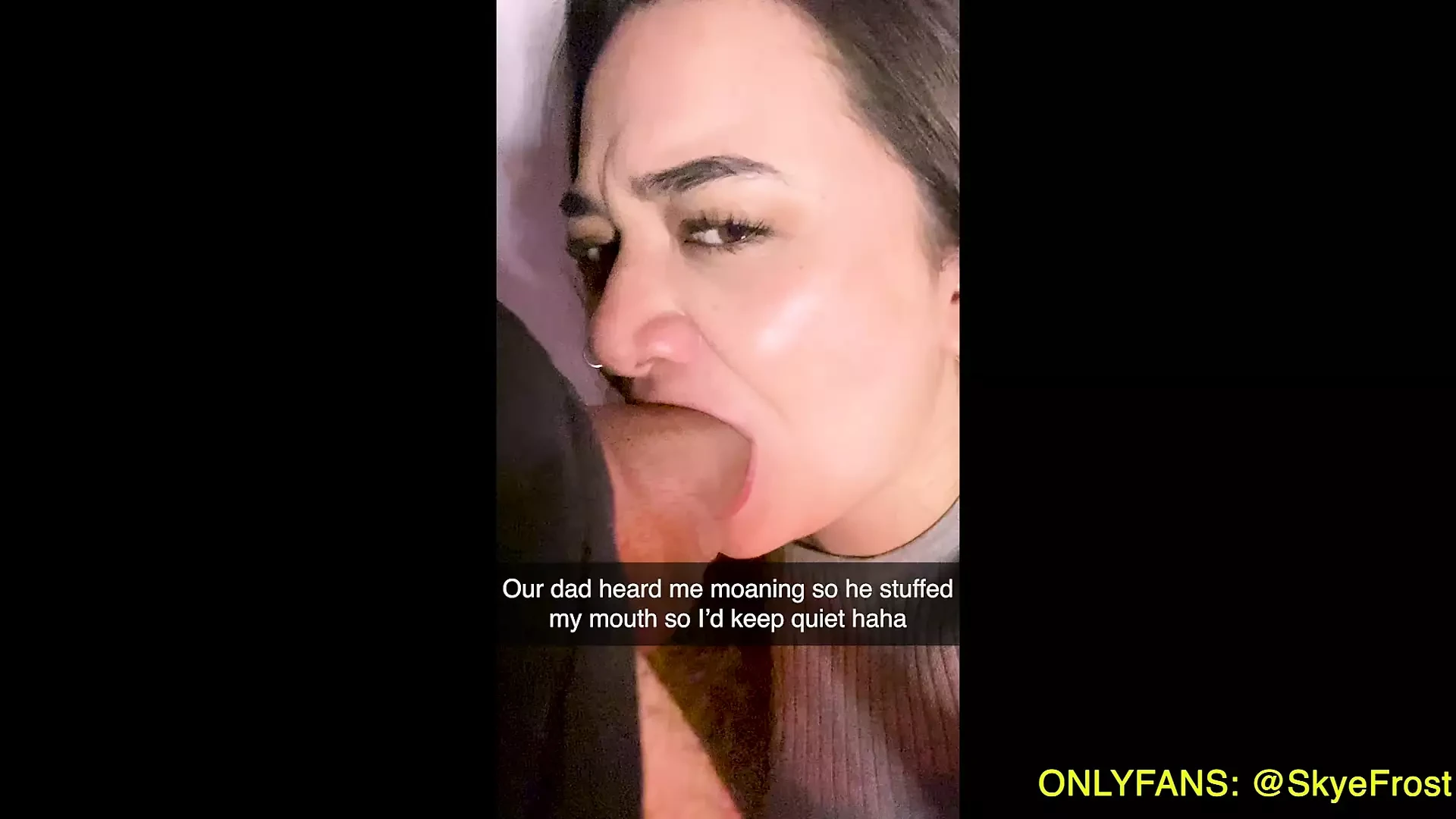 Cheating Girlfriend Fucks Her REAL Stepbrother on Snapchat