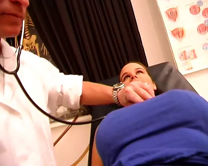 Hot German chick getting checked out by her horny doctor