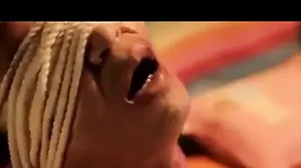 Alien chick sucks the cum out of her prey.