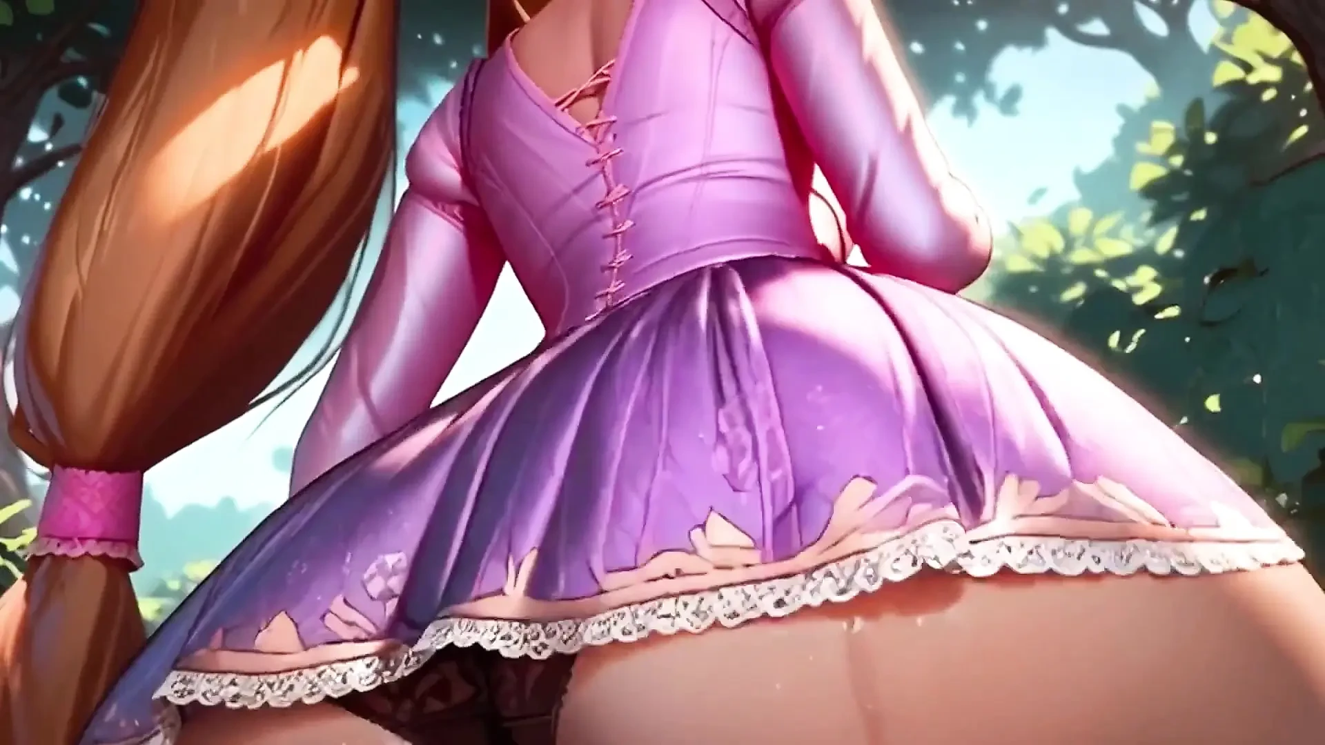 Perfect Pussy Cameltoe Black Lace Panties Teasing JOI