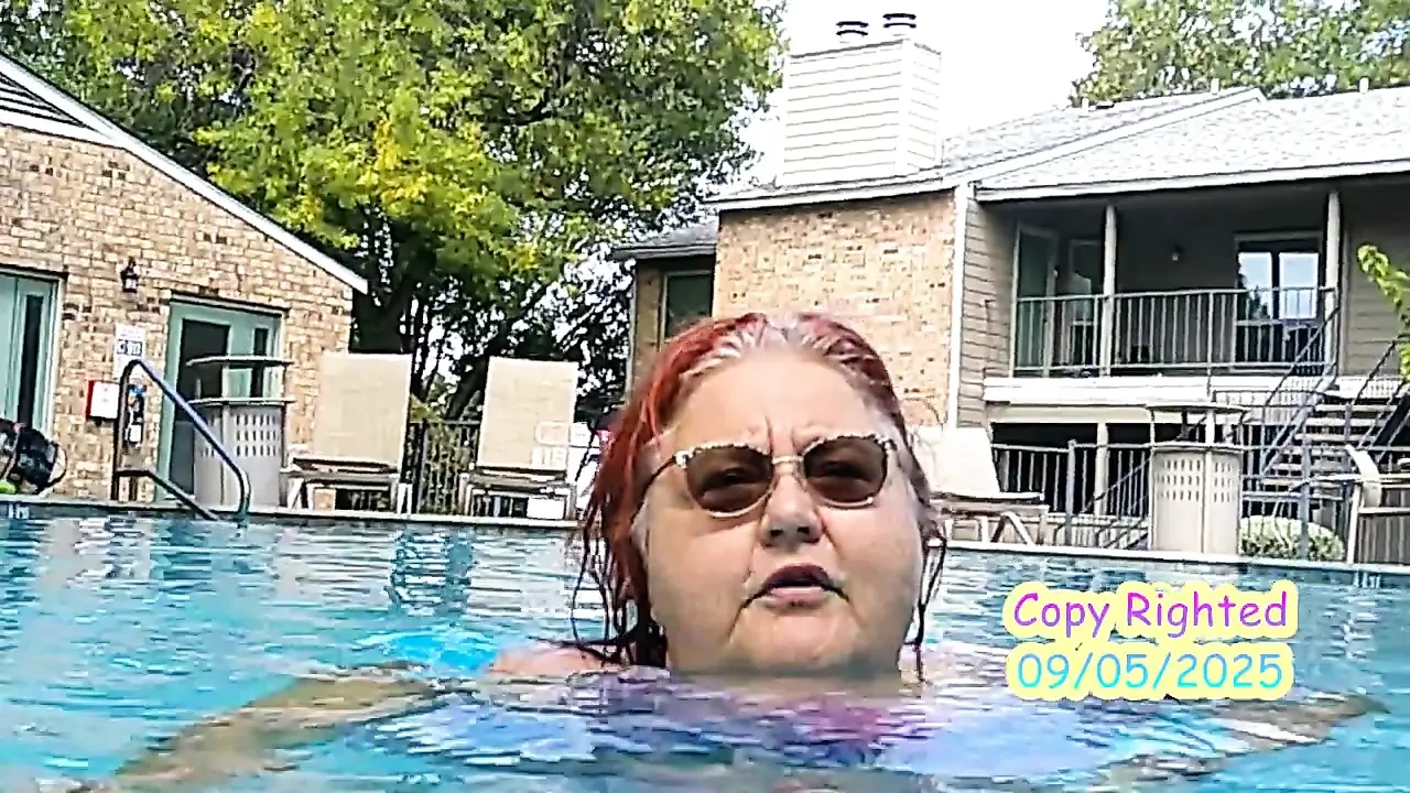 Nurse Vicki Models Her New Bikini by Pool Flashes You Then
