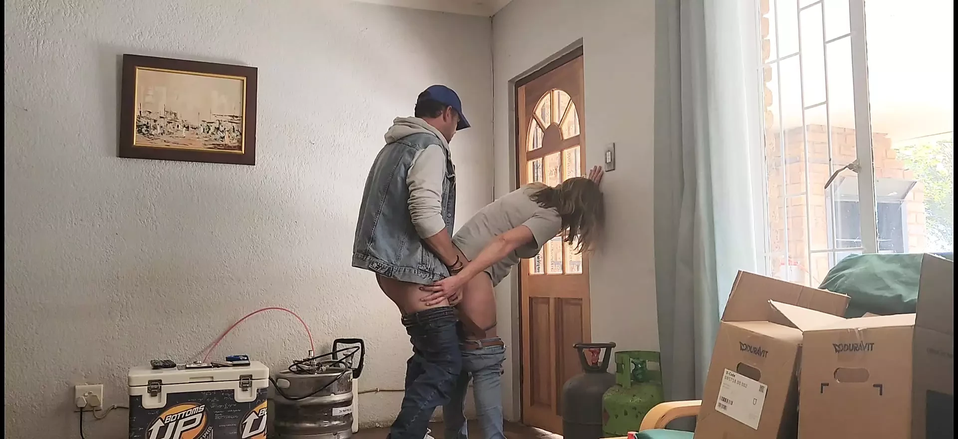 Caught my stepmom cheating and fucking the pizza guy