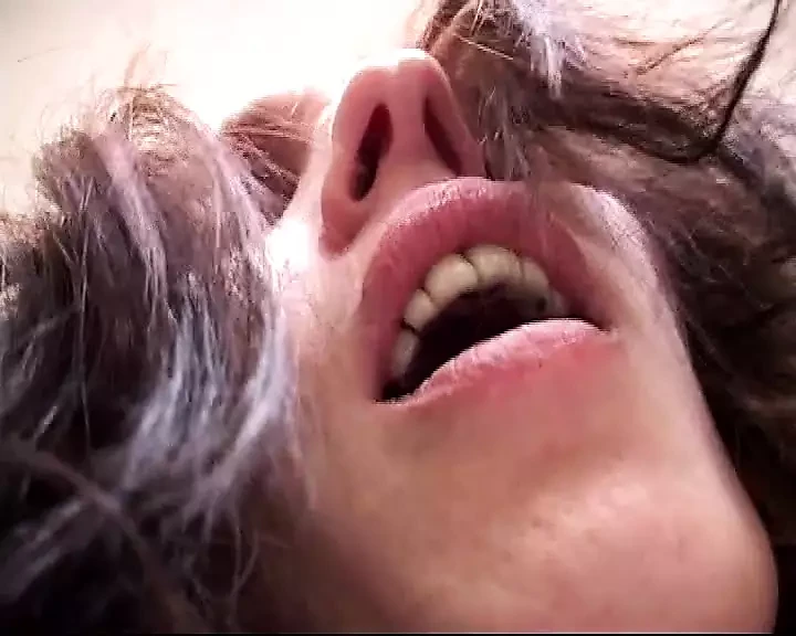 Hot and naughty housewife masturbates in her kitchen alone