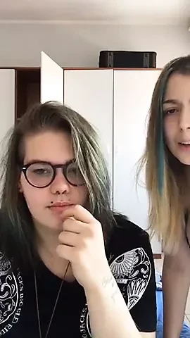 Chubby girl showing tits